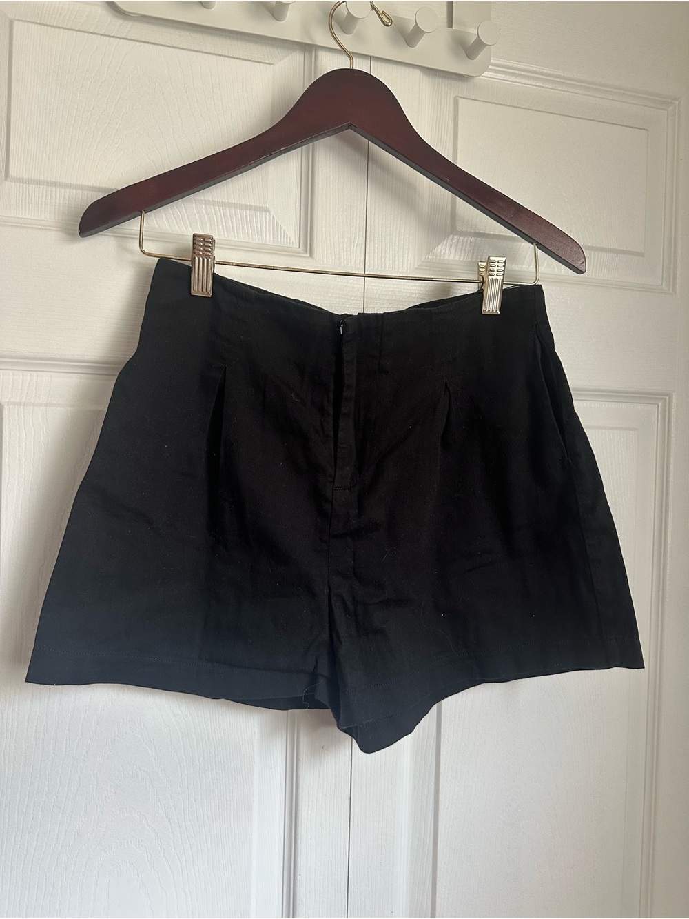 White Fox High-Waisted Shorts